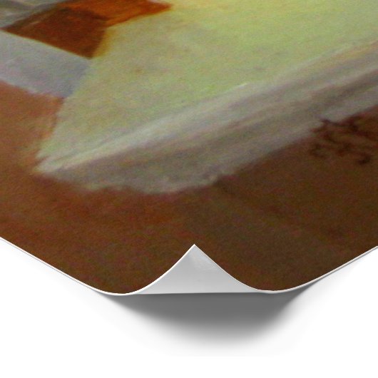 Sparrows op het venster poster (Hoek)