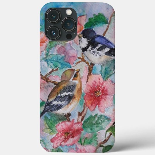 Sparrows Spring Painting Case-Mate iPhone Case (Achterkant)