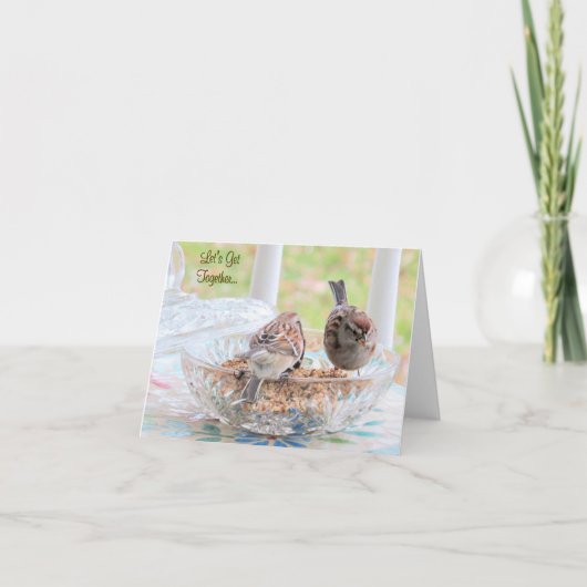 Sparrows - Unissons-nous - Carte blanche (Devant)