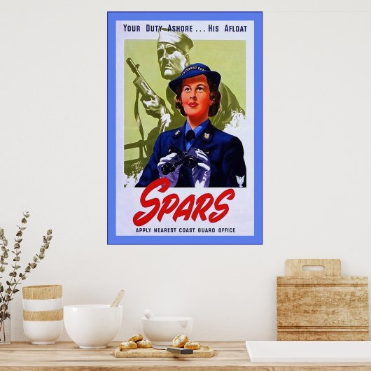 SPARS~ Tweede Wereldoorlog Poster (Keuken)