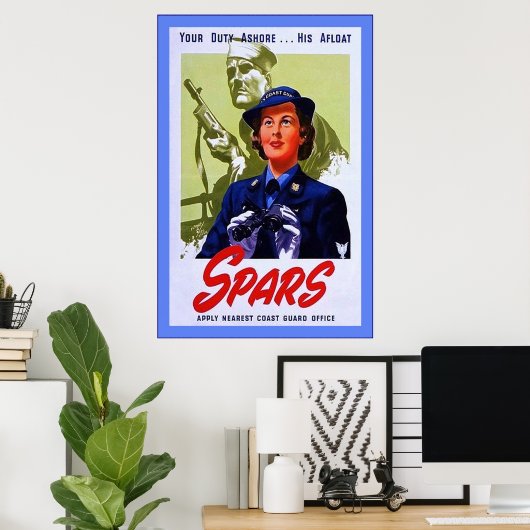 SPARS~ Tweede Wereldoorlog Poster (Thuiskantoor)