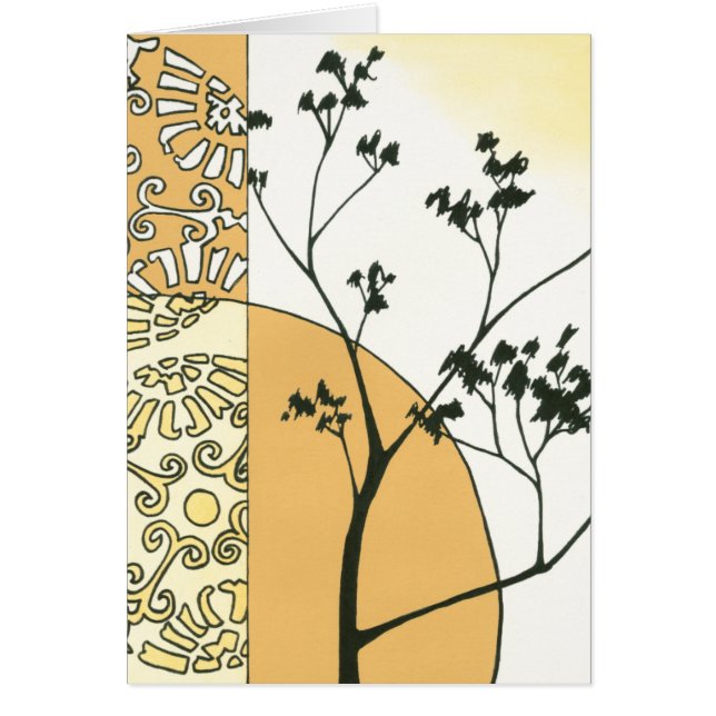 Sparse Tree Silhouette door Megan Meagher (Voorkant)