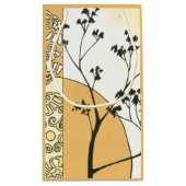 Sparse Tree Silhouette door Megan Meagher Klein Cadeauzakje (Achterkant)