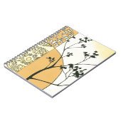 Sparse Tree Silhouette door Megan Meagher Notitieboek (Linkerzijde)