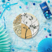 Sparse Tree Silhouette door Megan Meagher Papieren Bordje (Feest)