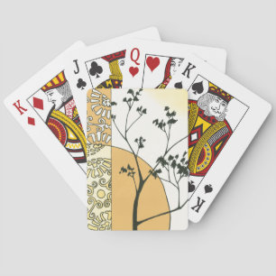 Sparse Tree Silhouette door Megan Meagher Pokerkaarten