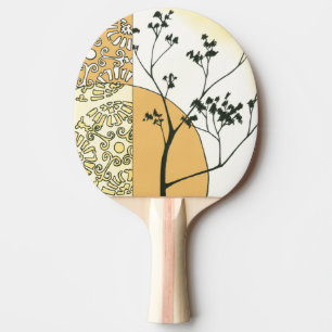 Sparse Tree Silhouette door Megan Meagher Tafeltennisbatje