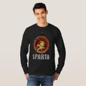 Sparta Helm Spartan Shield en Zwaard Griekenland O T-shirt (Voorkant volledig)