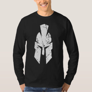 Sparta met helm in retrolook t-shirt