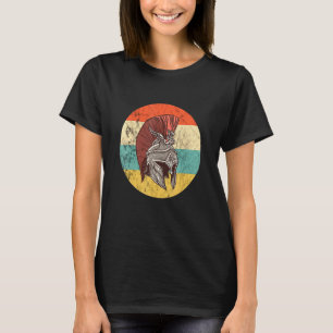 Sparta Soldaat Spartan Gladiator Helm Retro Suns T-shirt