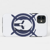 Spartaans Blauw Case-Mate iPhone Case (Achterkant (horizontaal))