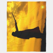 SPARTAANSE KRIJGER FLEECE DEKEN (Voorkant)