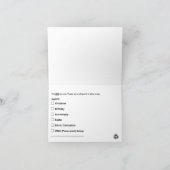 Spartaanse Wenskaart Kaart (Binnen)