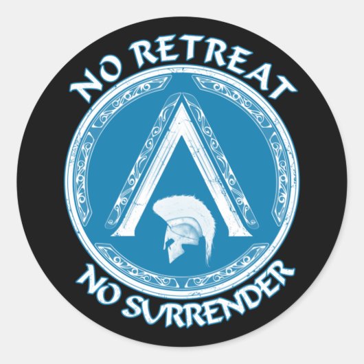 Spartan Guerrier et Sticker Symbole Lambda (Devant)