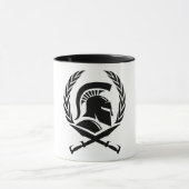 Spartan Helmet Wreath en Sword Mok (Midden)