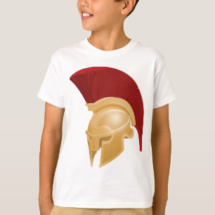 Spartan of Trojaans helm T-shirt