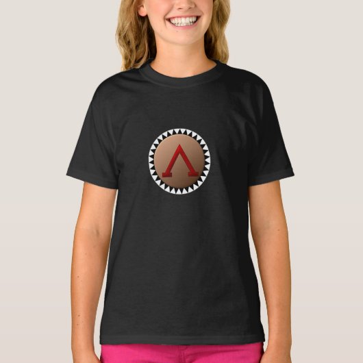 Spartan Shield Girls T-Shirt (Voorkant)