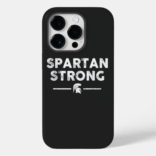 Spartan Sterke, Spartan Community Honors Victims Case-Mate iPhone Case (Achterkant)