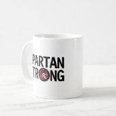 Spartan Strong. Persoonlijke microfoon Koffiemok (Voorkant links)