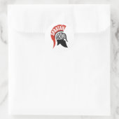 Spartan Strong Ronde Sticker (Tas)