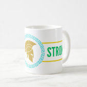 Spartan strong T-Shirt Koffiemok (Voorkant rechts)