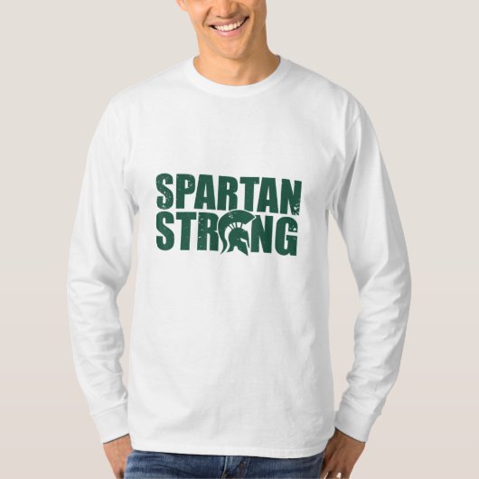 Spartan Strong, trainingscursus gym T-shirt (Voorkant)