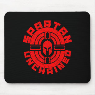 Spartan Unchained Bodybuilding Warrior Race Gym Muismat