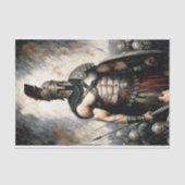 Spartan Warrior Decoupage Tissuepapier (Voorkant)