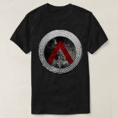 Spartan Warrior Lambda Shield T-shirt (Design voorkant)