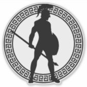 Spartan Warrior Laptop sticker (Voorkant)