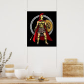 Spartan Warrior Poster (Keuken)