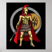 Spartan Warrior Poster (Voorkant)