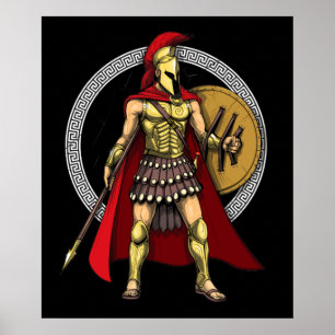 Spartan Warrior Poster