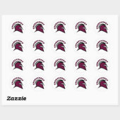 Spartan Warrior Ronde Sticker (Vel)