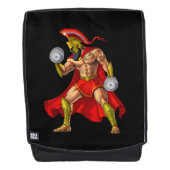 Spartan Warrior Weightlift Rugtassen (Voorkant)