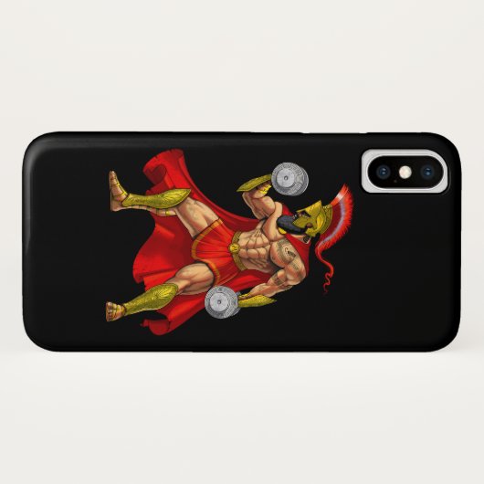 Spartan Warrior Weightlifting Case-Mate iPhone Case (Achterkant (horizontaal))