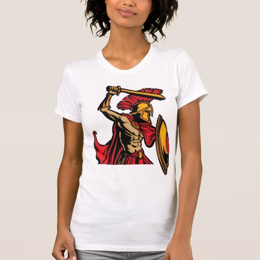 Spartan Warrior Womens T-Shirt (Voorkant)