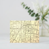 Spartanburg,  kaart van het SC (Staand voorkant)