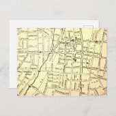 Spartanburg,  kaart van het SC (Voorkant / Achterkant)