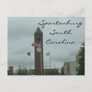 Spartanburg, SC Briefkaart