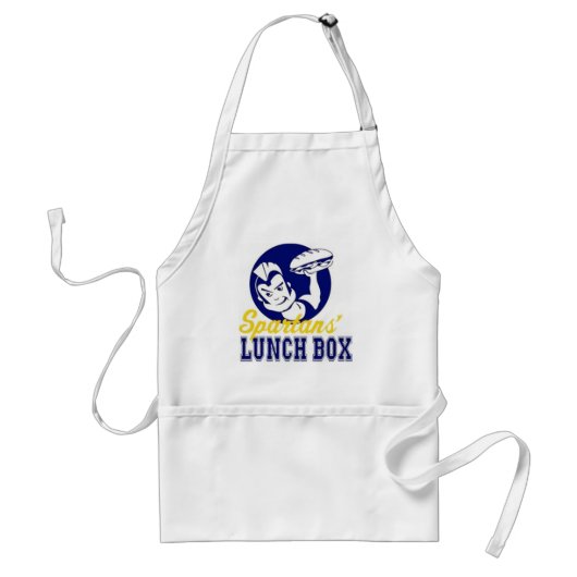 Spartans Lunch Box Apron Standaard Schort (Voorkant)