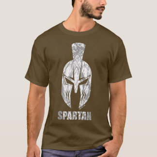SpartanSpartan HelmetGym Motivation Fitness Gezegd T-shirt