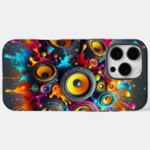 Spat van Luidsprekers Case-Mate iPhone Case (Achterkant (horizontaal))