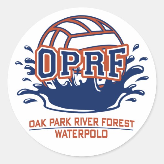 spatbal ronde sticker (Voorkant)