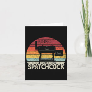 Spatch Kip Retro BBQ Roker Grill voor Grillen Kaart