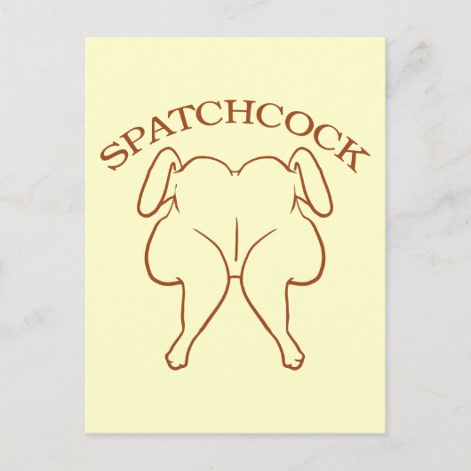 Spatchcock Chicken Briefkaart (Voorkant)