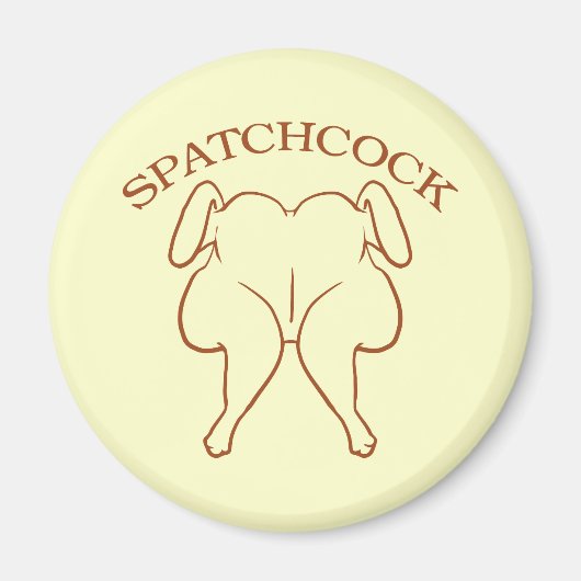 Spatchcock Chicken Magneet (Voorkant)
