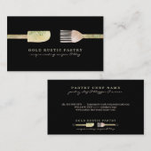 Spatellepelmoes van het gebak visitekaartje (Voorkant / Achterkant)