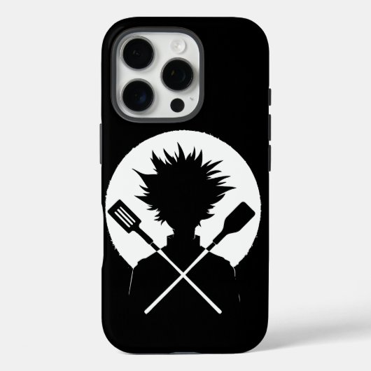 Spatels Grappig Koken Wilde Chef Case-Mate iPhone Case (Achterkant)