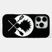 Spatels Grappig Koken Wilde Chef Case-Mate iPhone Case (Achterkant (horizontaal))